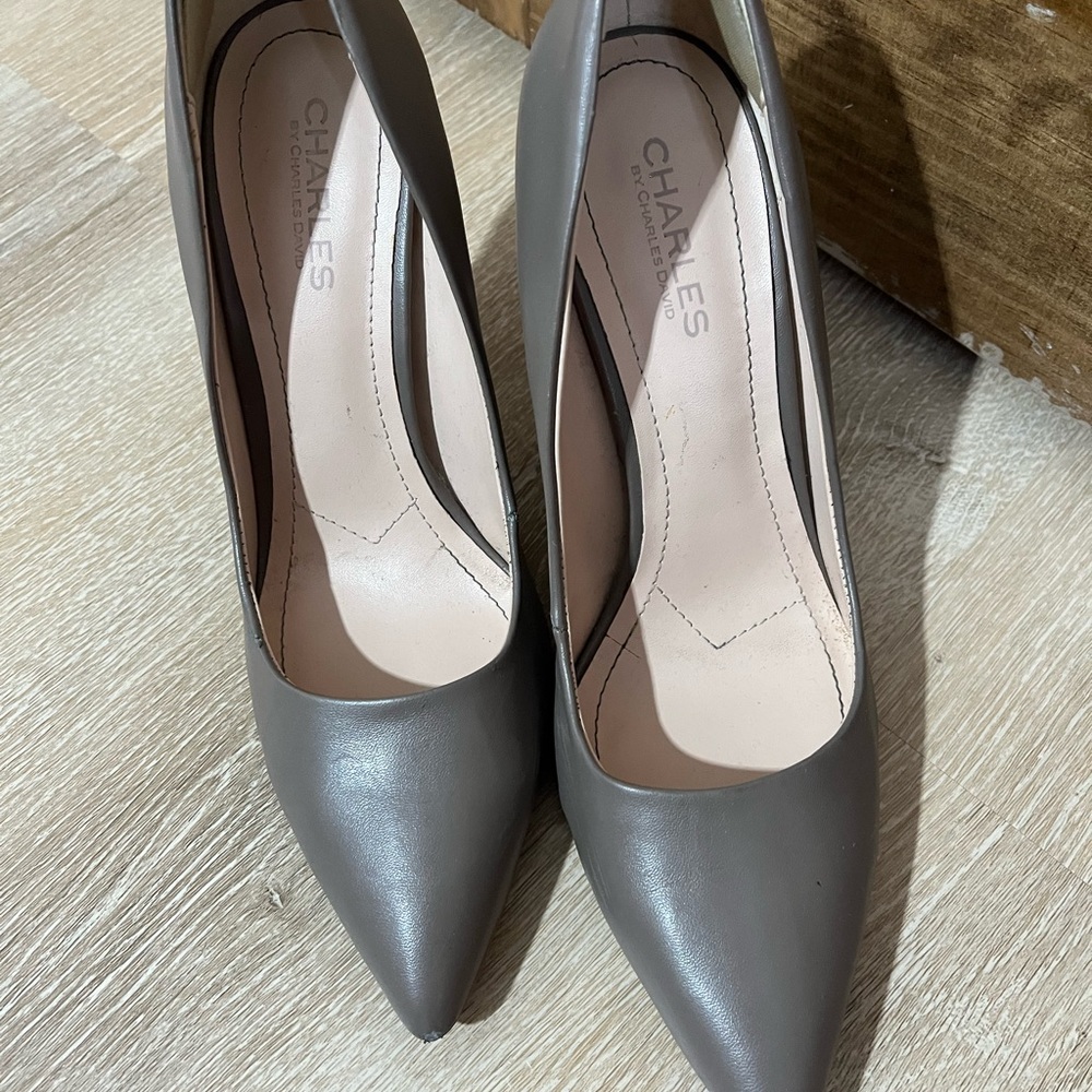 Charles by Charles David Taupe Women's Heels